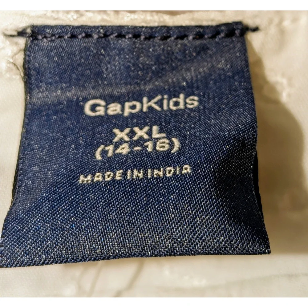 Gap Kids White Eyelet Cap Sleeve Dress‎ Size XXL 14 16 NWT $50